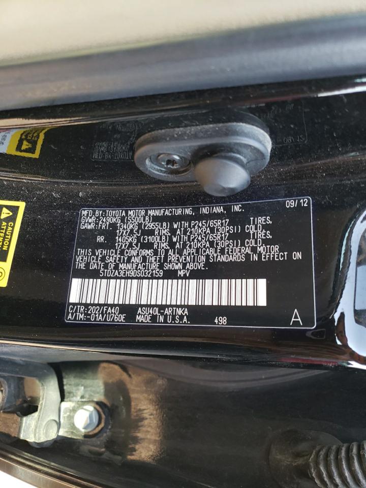 5TDZA3EH9DS032159 2013 Toyota Highlander Base