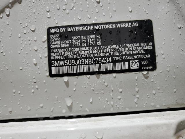 3MW5U9J03N8C75434 BMW M3 40XI 12