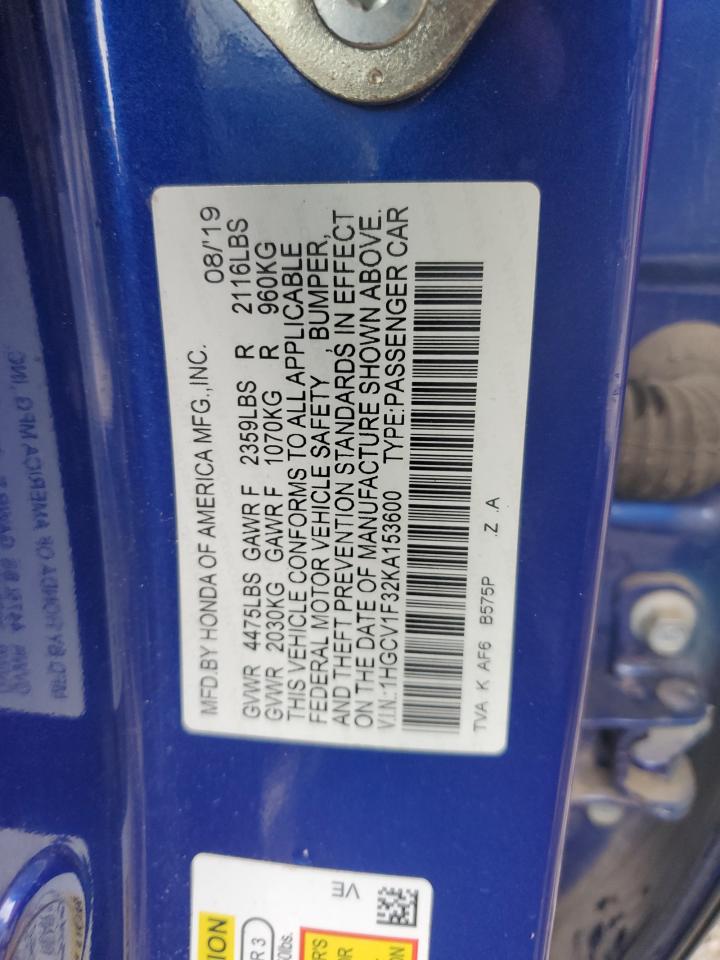 2019 Honda Accord - Image 14