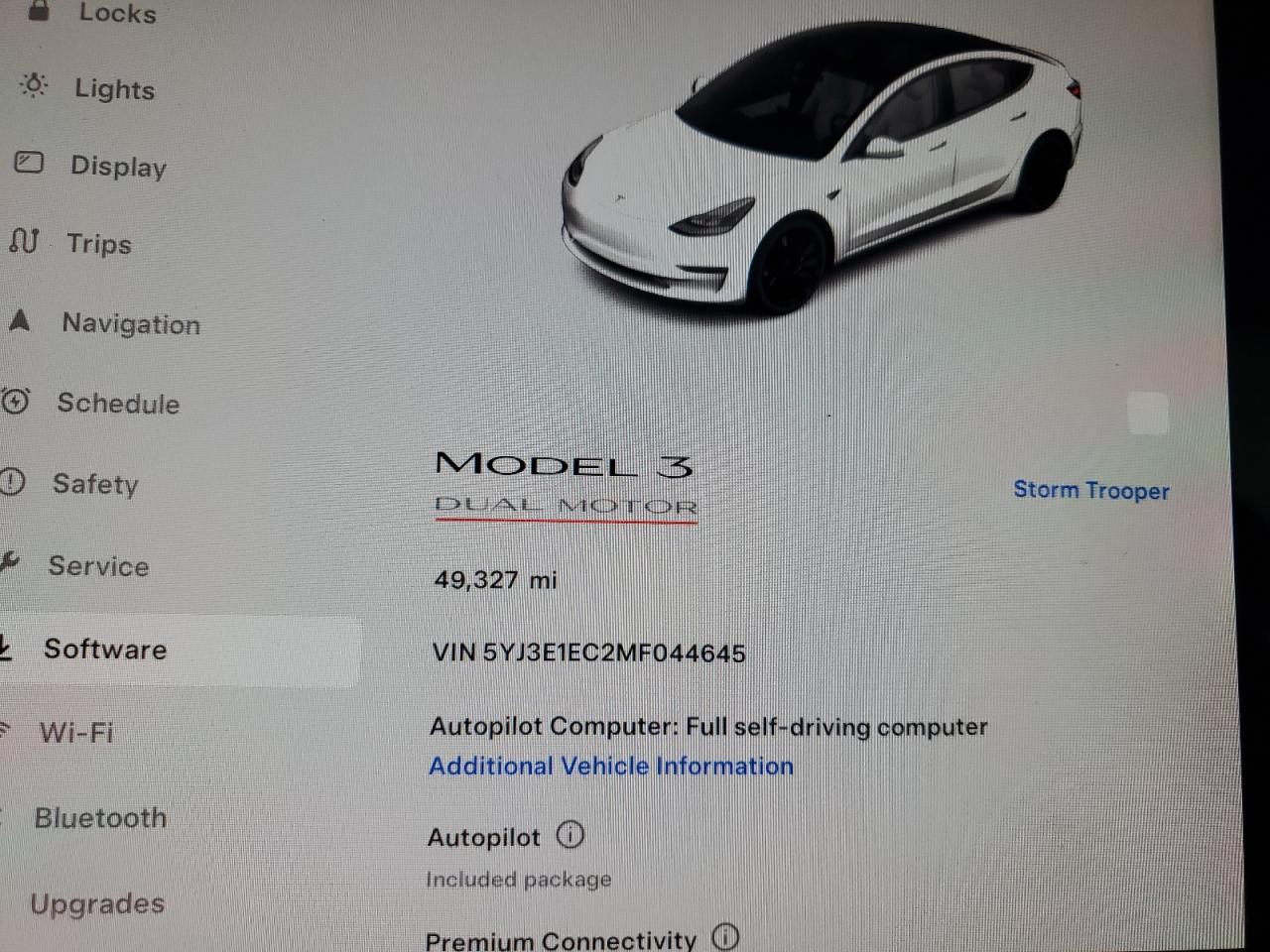 2021 Tesla Model 3 VIN: 5YJ3E1EC2MF044645 Lot: 72812224