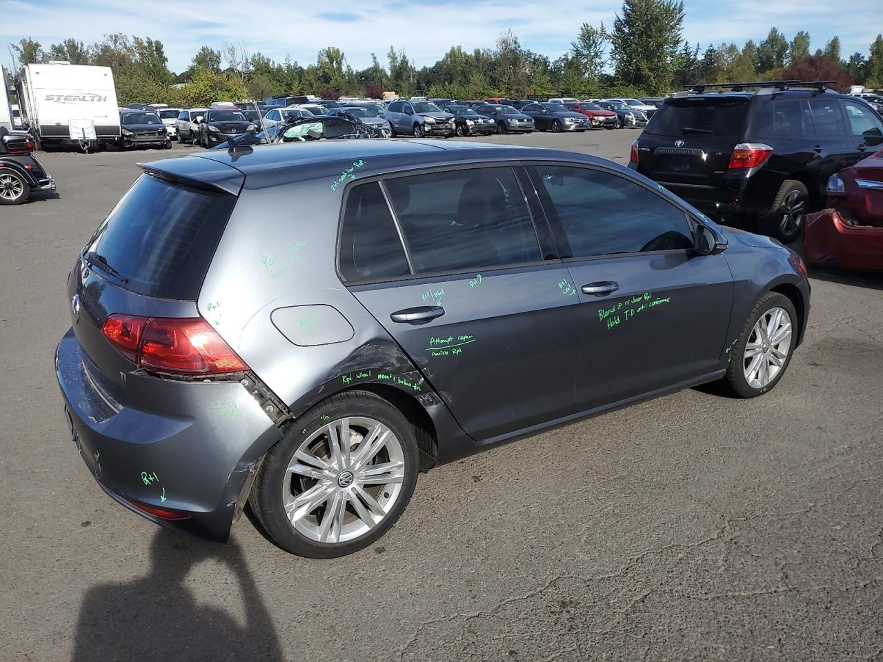 3VW2A7AU5FM042196 2015 Volkswagen Golf Tdi