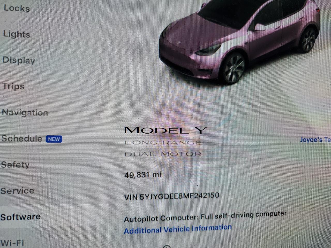 2021 Tesla Model Y VIN: 5YJYGDEE8MF242150 Lot: 71605214