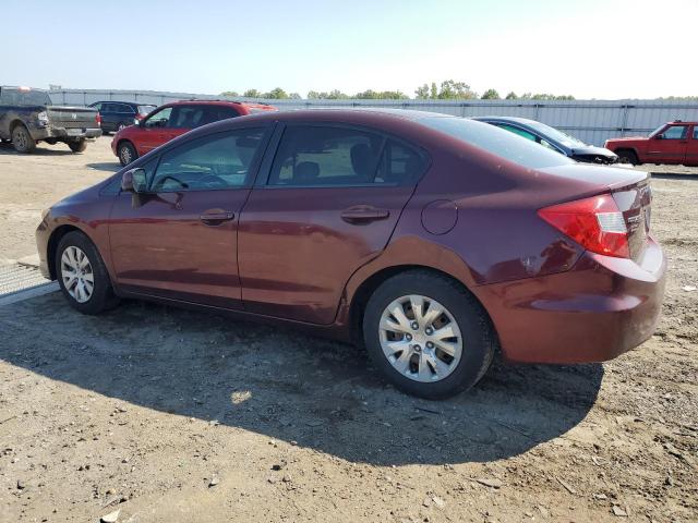  HONDA CIVIC 2012 Czerwony