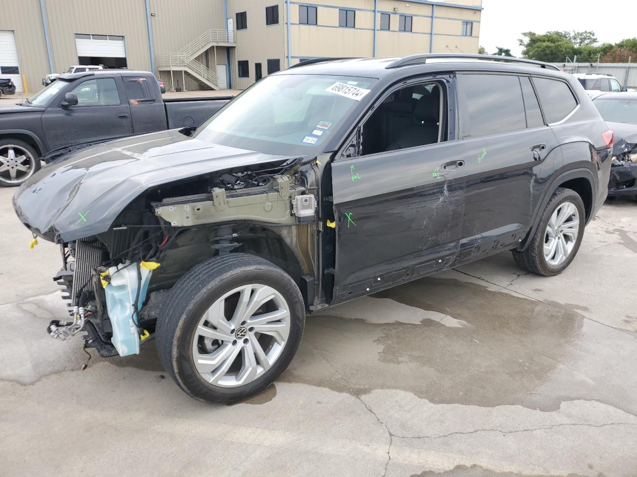 2022 Volkswagen Atlas Se VIN: 1V2WR2CA9NC516958 Lot: 69815744