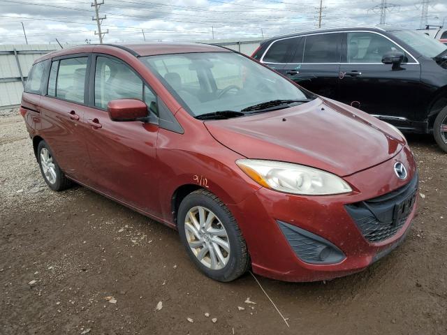  MAZDA 5 2012 Czerwony