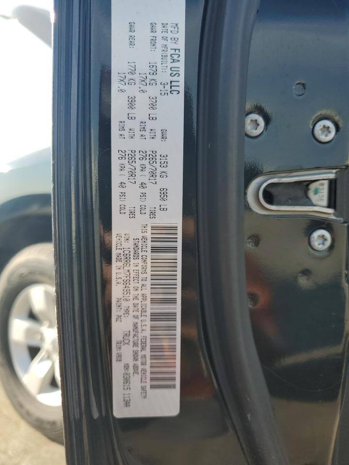 2015 Ram 1500 Slt VIN: 1C6RR6LM7FS649510 Lot: 71558004