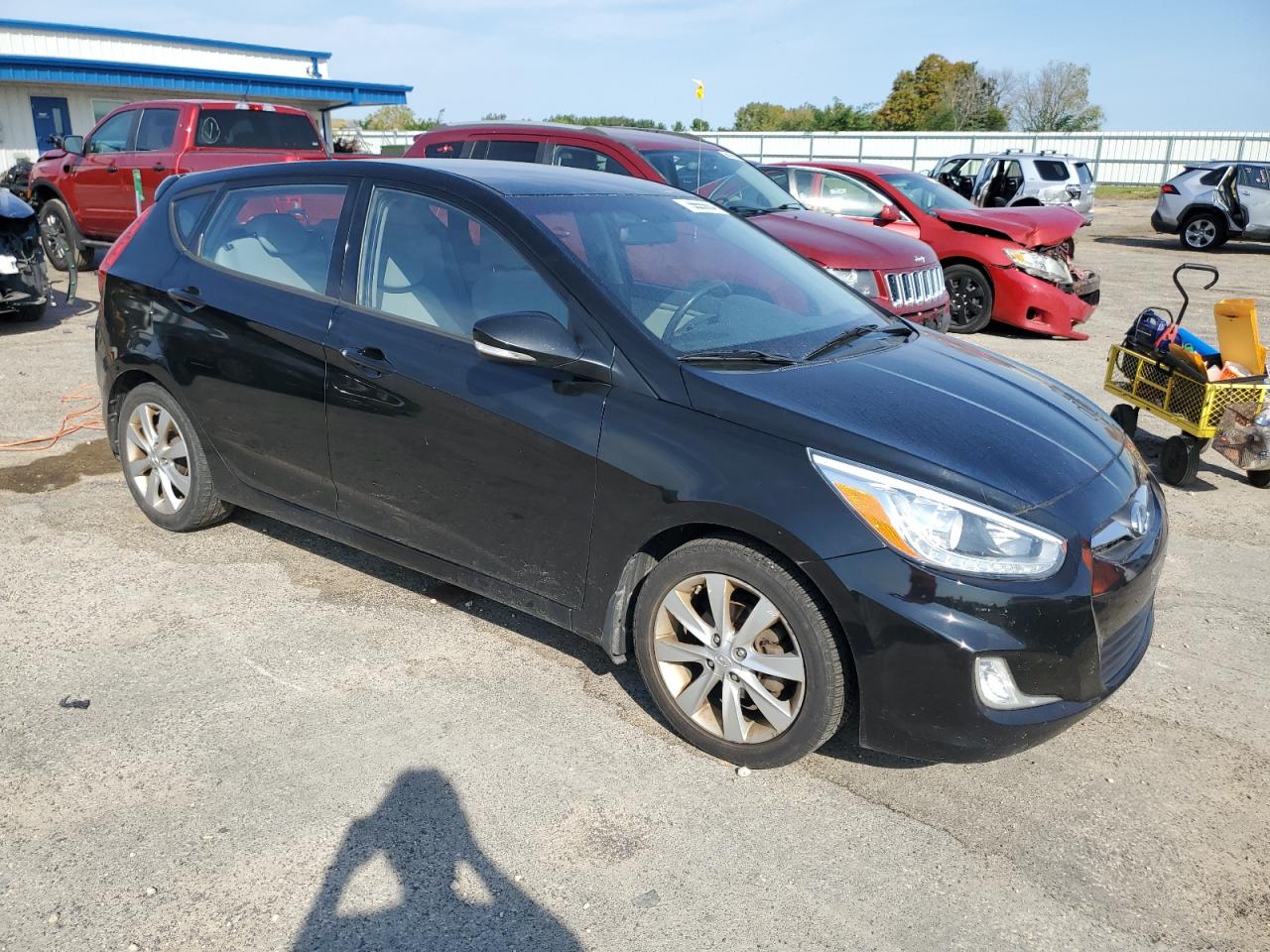 2014 Hyundai Accent Gls VIN: KMHCU5AE6EU182467 Lot: 70655664