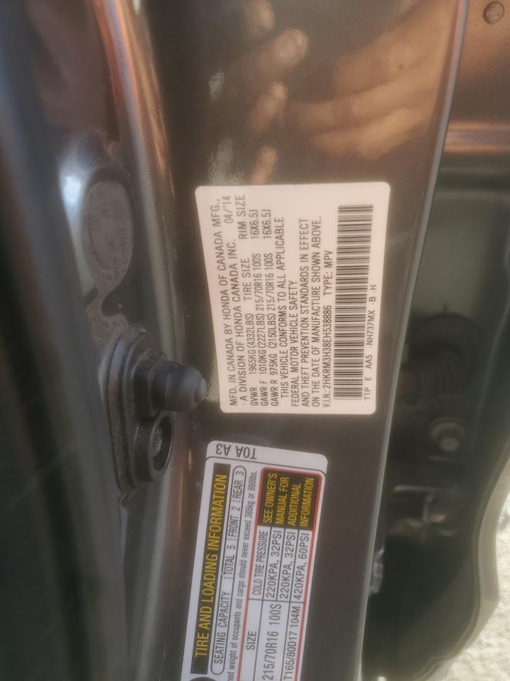 2HKRM3H38EH538886 2014 Honda Cr-V Lx