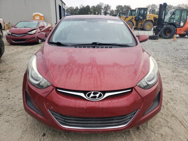 Sedans HYUNDAI ELANTRA 2016 Bordowy