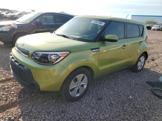  KIA SOUL 2015 Зелений