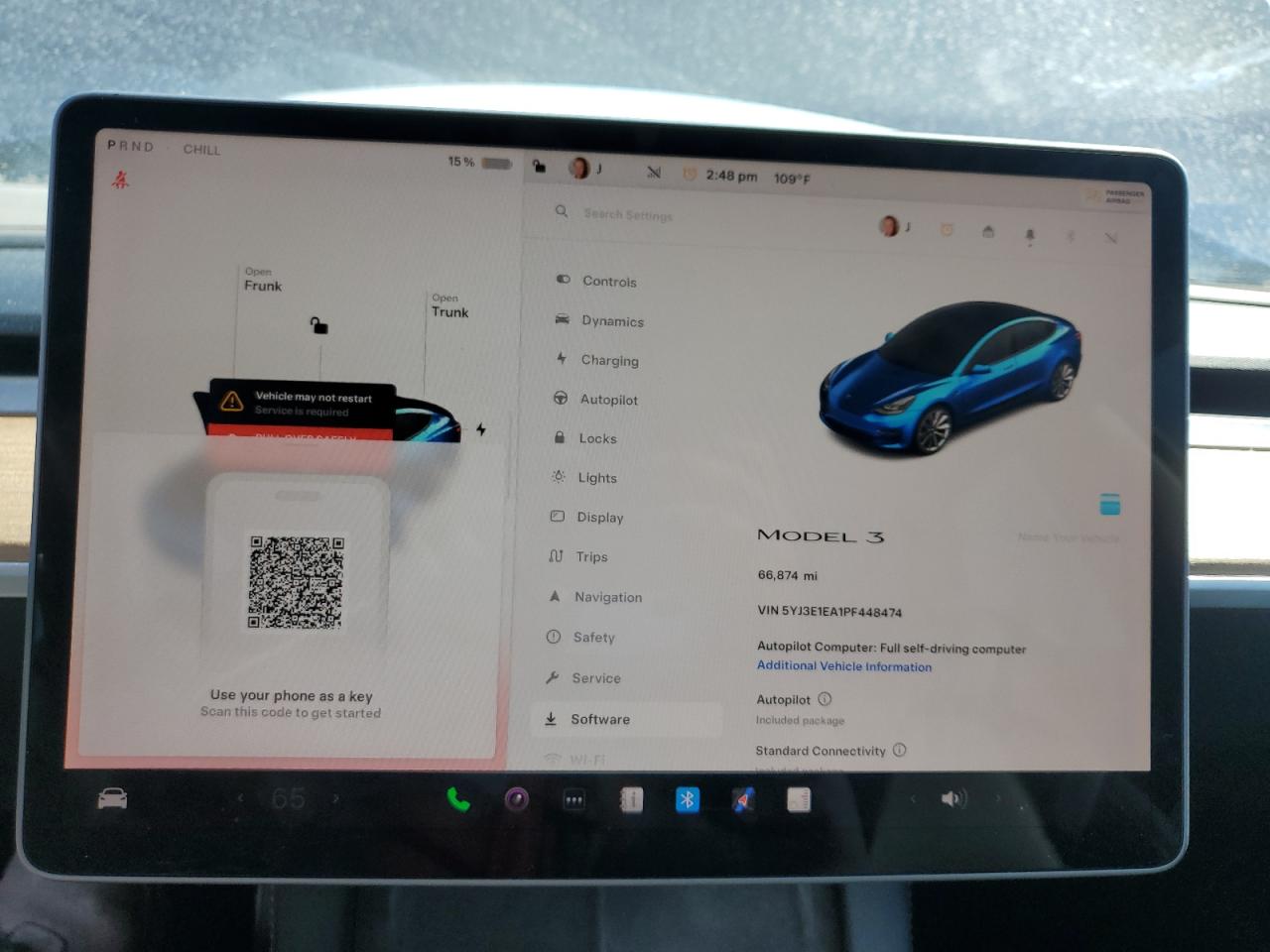 5YJ3E1EA1PF448474 2023 Tesla Model 3