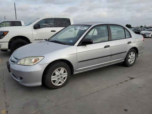 2004 Honda Civic Dx Vp на продаже в Grand Prairie, TX - Front End