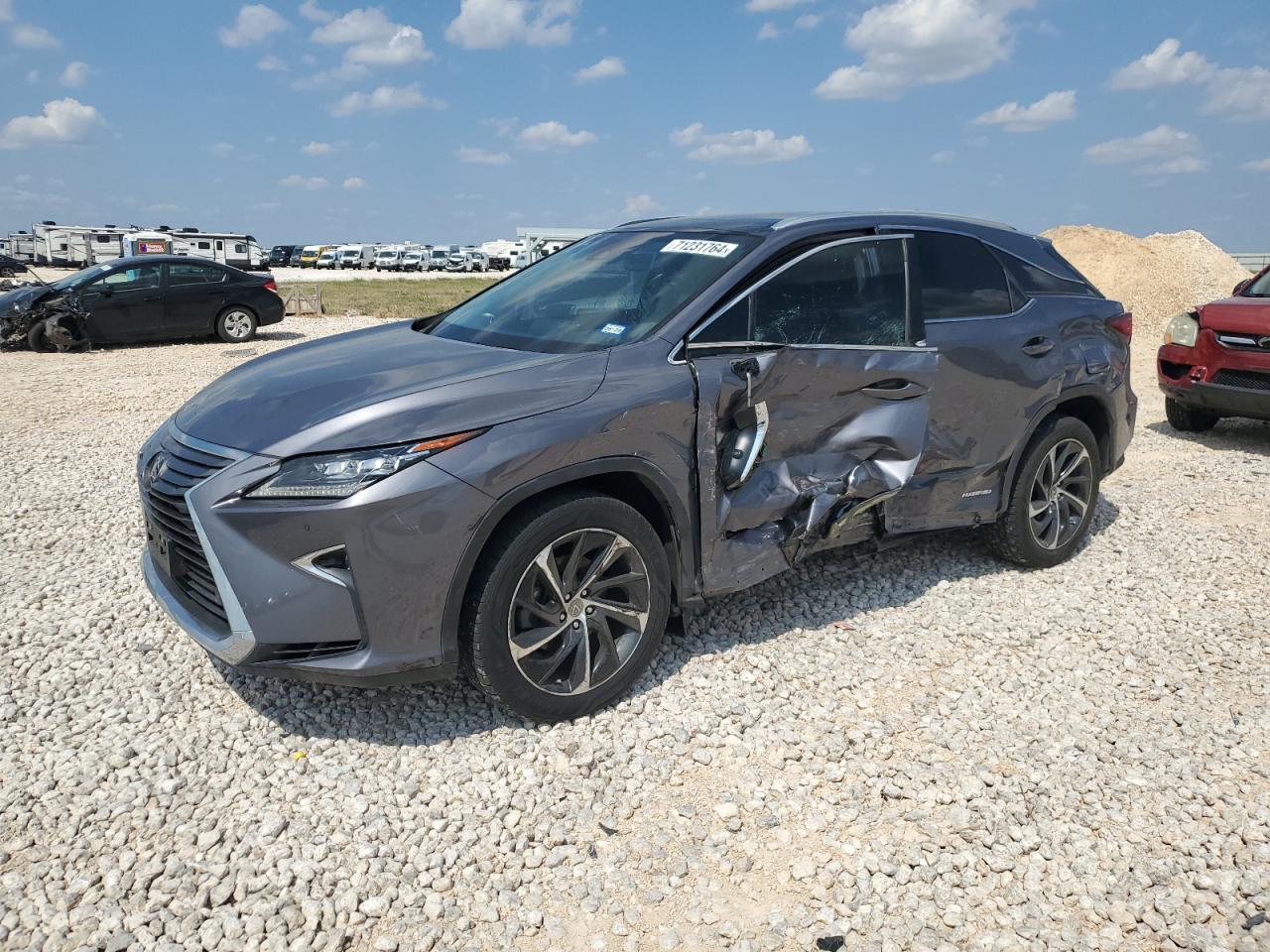 2017 Lexus Rx 450H Base VIN: 2T2BGMCA3HC015833 Lot: 71231764