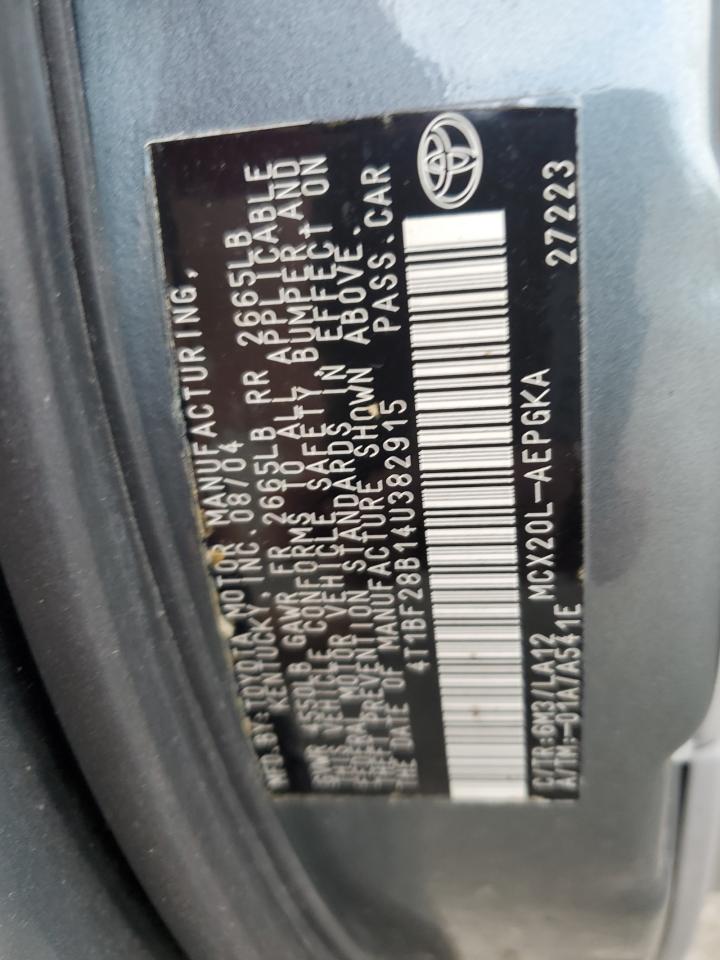 4T1BF28B14U382915 2004 Toyota Avalon Xl