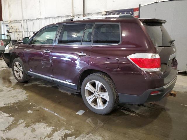  TOYOTA HIGHLANDER 2013 Бордовый