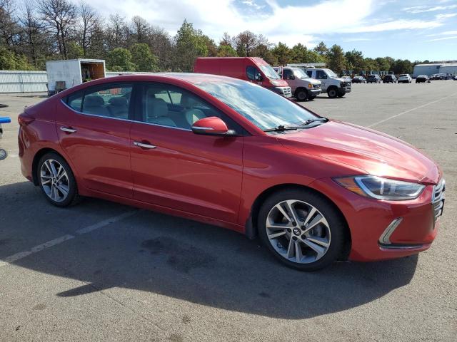 Sedans HYUNDAI ELANTRA 2017 Czerwony