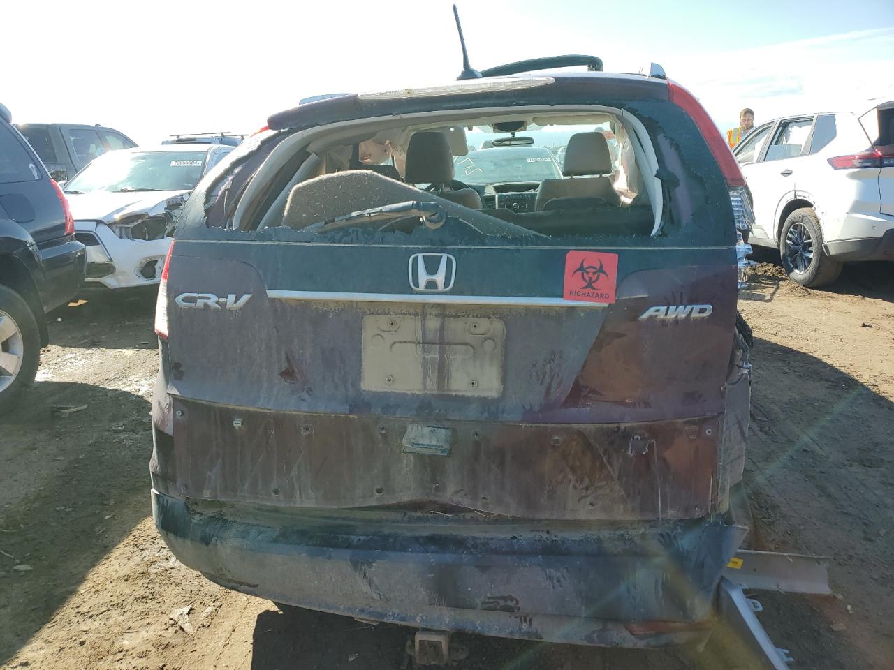 VIN 5J6RM4H77DL010107 2013 HONDA CRV no.6