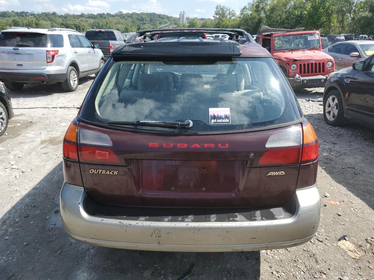 2000 Subaru Legacy Outback Awp VIN: 4S3BH6750Y7607928 Lot: 69855814