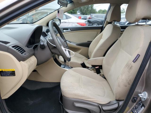  HYUNDAI ACCENT 2014 tan