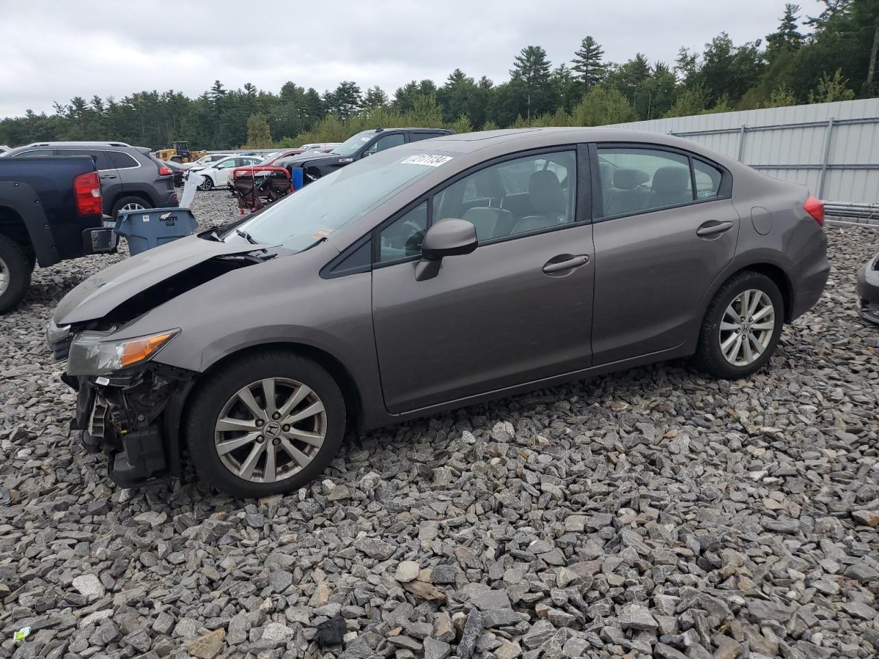 2012 Honda Civic Exl VIN: 2HGFB2F95CH535512 Lot: 72171134