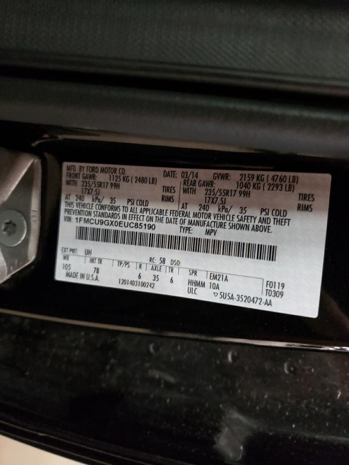 1FMCU9GX0EUC85190 2014 Ford Escape Se