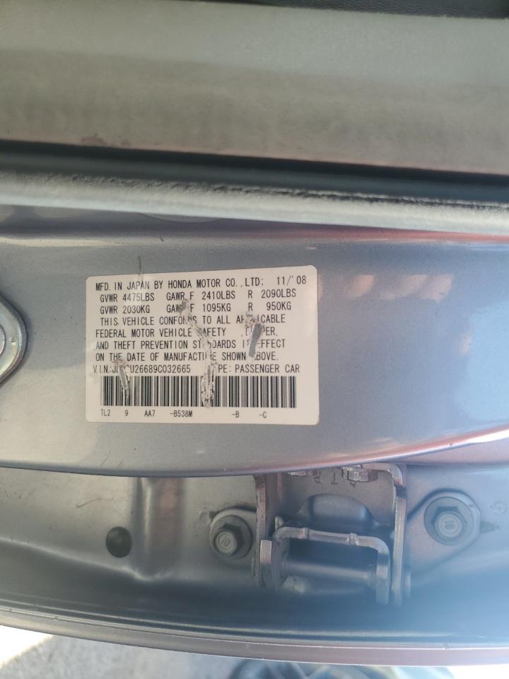 JH4CU26689C032665 2009 Acura Tsx