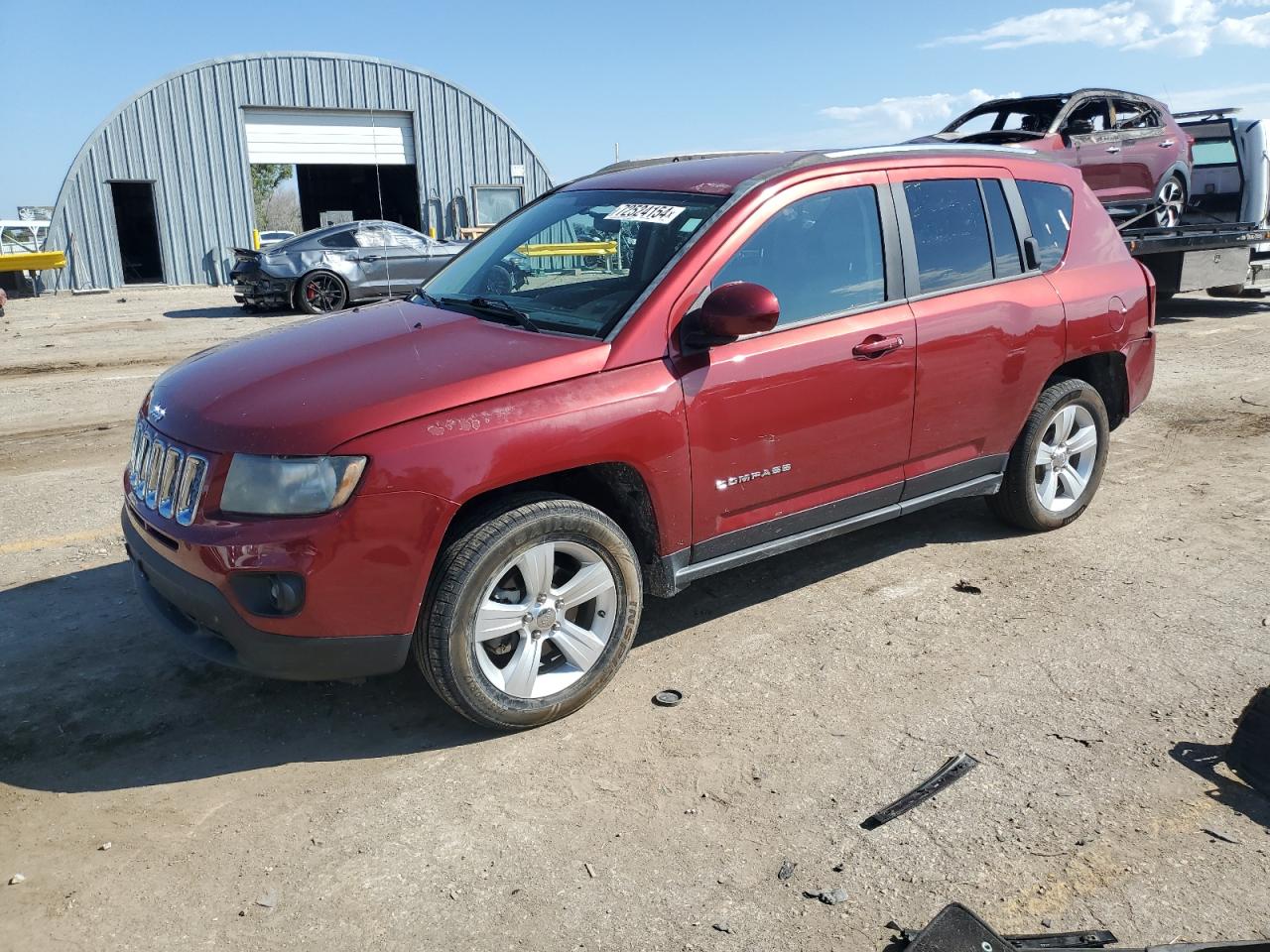 VIN 1C4NJCEB7ED660681 2014 JEEP COMPASS no.1