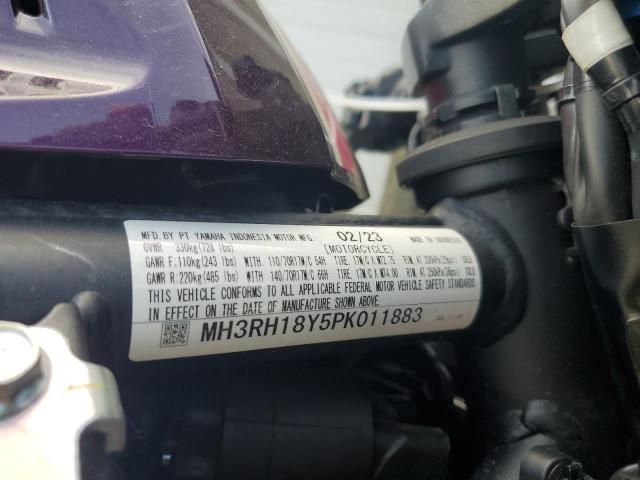 2023 YAMAHA YZFR3 A