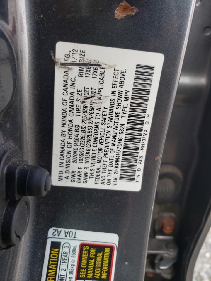 2HKRM4H77DH616324 2013 Honda Cr-V Exl