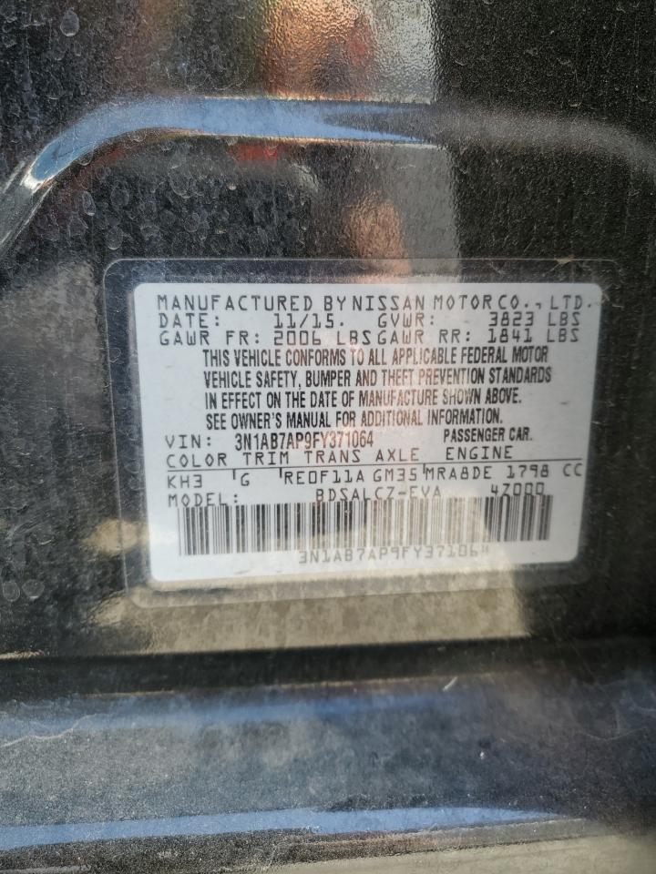 3N1AB7AP9FY371064 2015 Nissan Sentra S