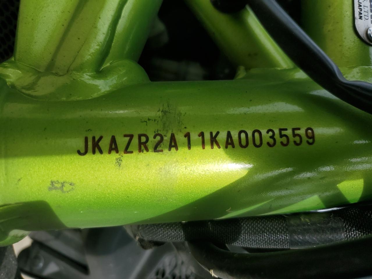 2019 Kawasaki Zr900 VIN: JKAZR2A11KA003559 Lot: 72714814