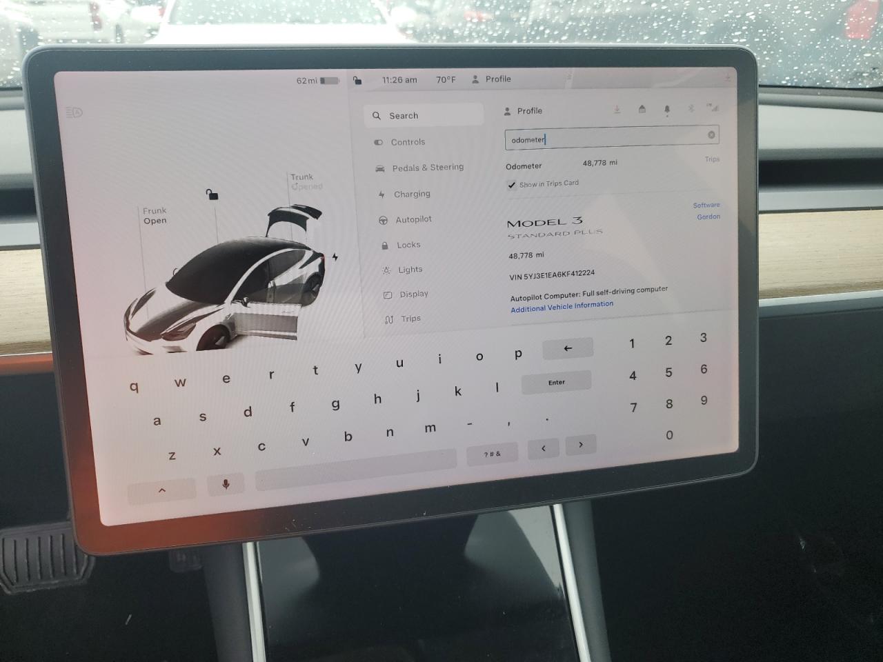 5YJ3E1EA6KF412224 2019 Tesla Model 3