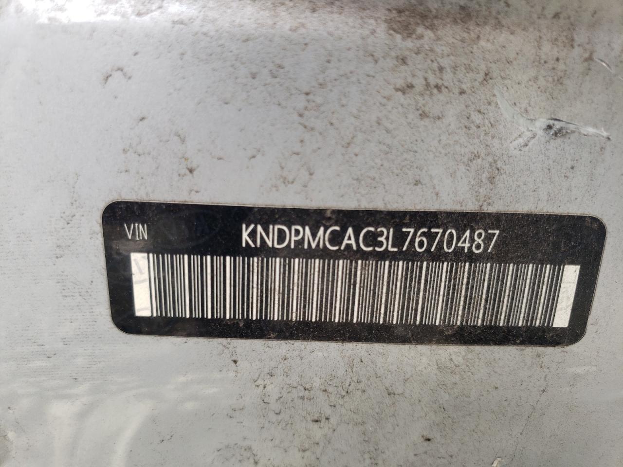 KNDPMCAC3L7670487 2020 Kia Sportage Lx