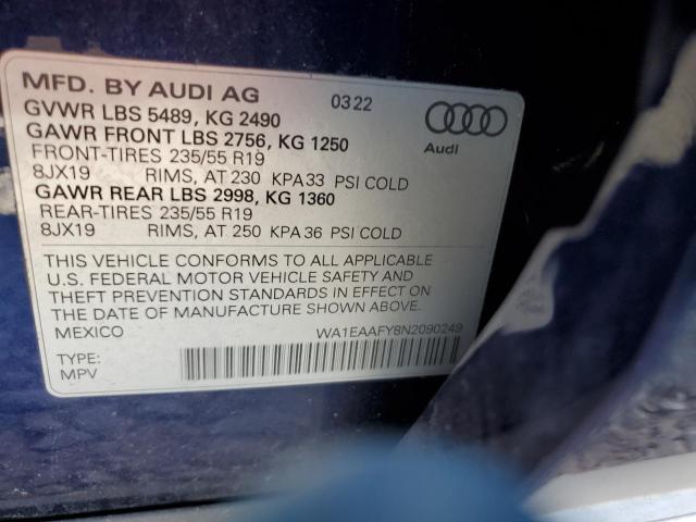 WA1EAAFY8N2090249 Audi Q5 PREMIUM 14