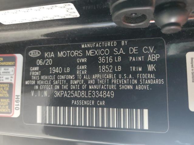 3KPA25AD8LE334849 Kia Rio LX 12