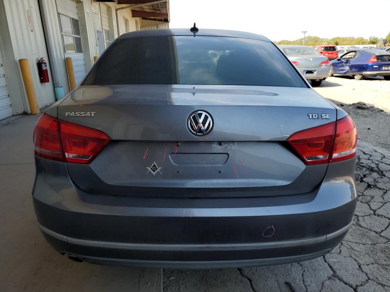 2012 Volkswagen Passat Se VIN: 1VWBN7A36CC104276 Lot: 71516464