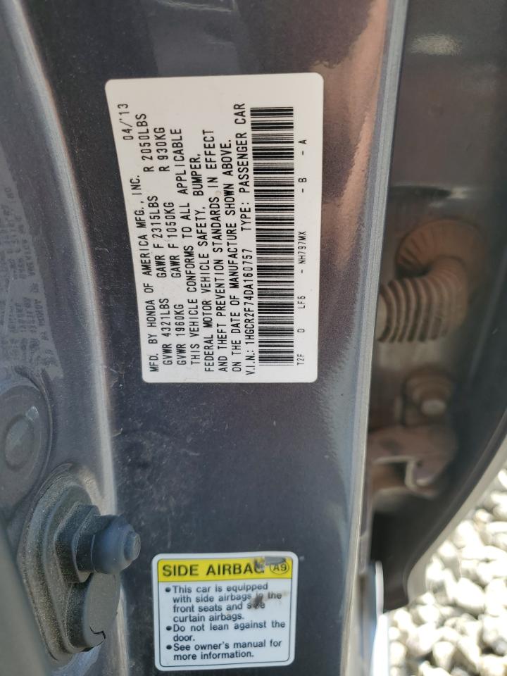 1HGCR2F74DA160757 2013 Honda Accord Ex