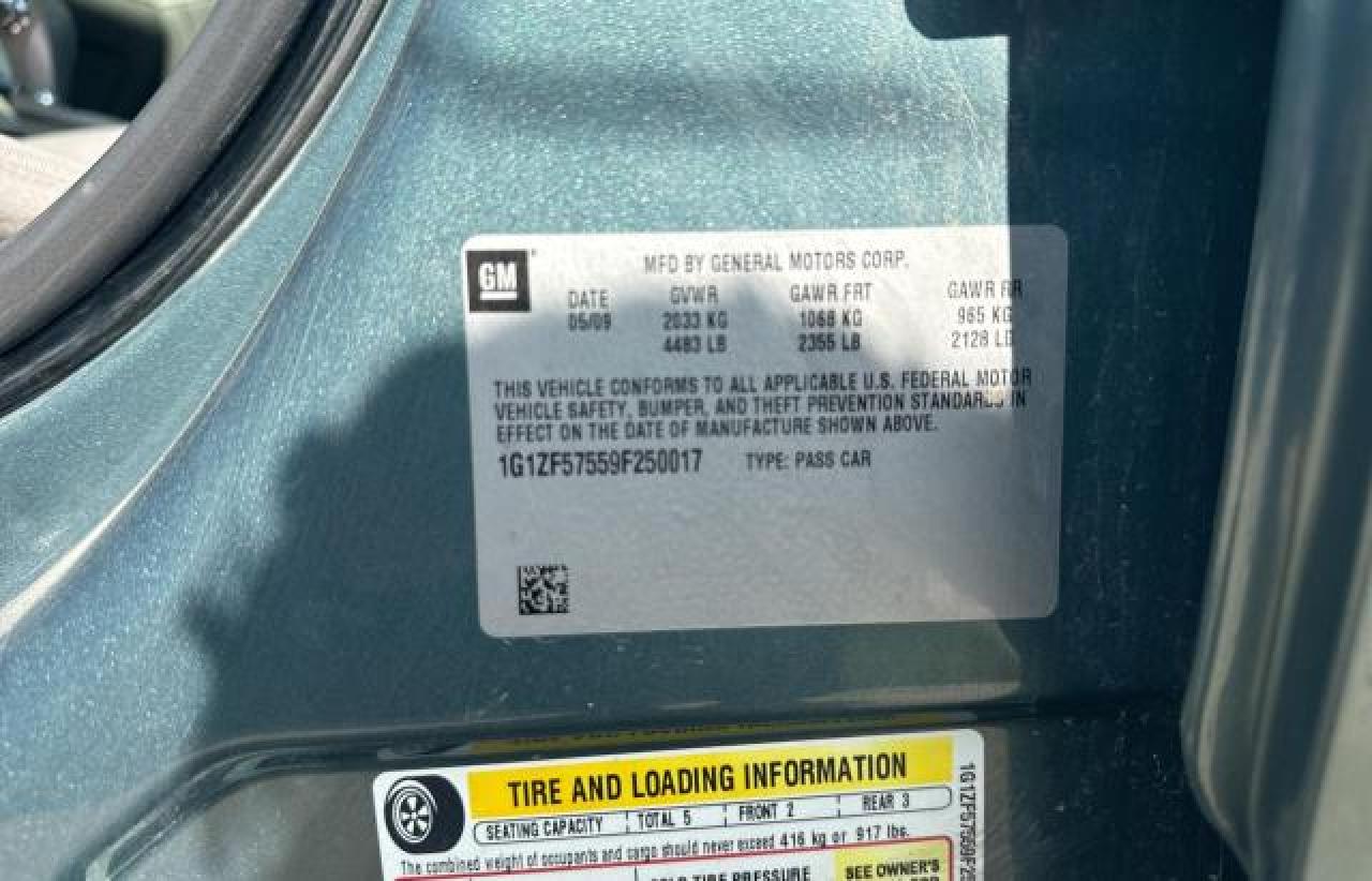 2009 Chevrolet Malibu Hybrid VIN: 1G1ZF57559F250017 Lot: 71792974