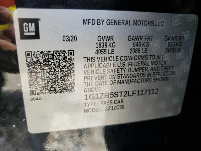 1G1ZB5ST2LF117112 Chevrolet Malibu LS 12