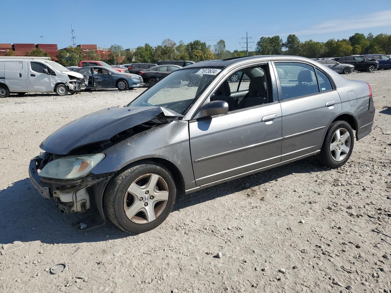 2004 Honda Civic Ex VIN: 2HGES26734H607755 Lot: 71873634