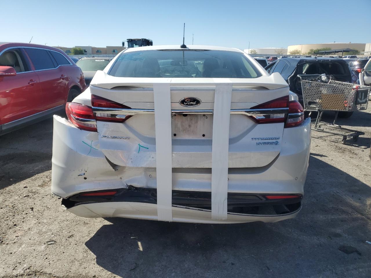 2017 Ford Fusion Titanium Hev VIN: 3FA6P0RU6HR373587 Lot: 72064114