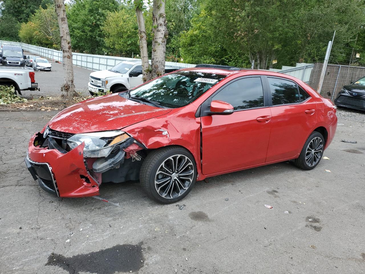 2015 Toyota Corolla L VIN: 2T1BURHE6FC356467 Lot: 70096534