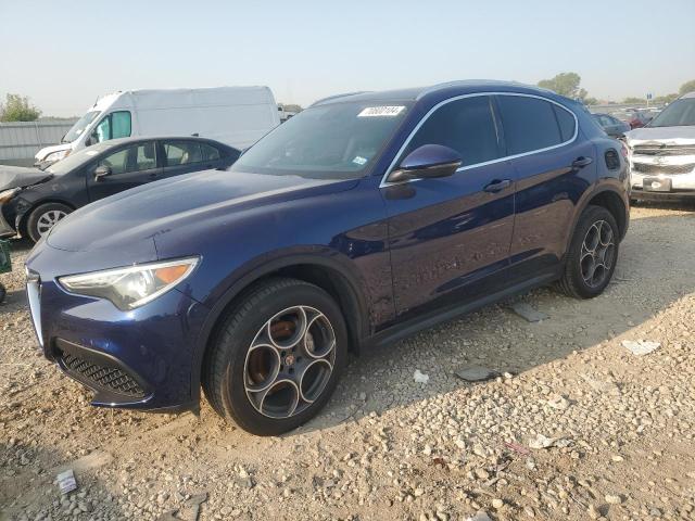  ALFA ROMEO STELVIO 2018 Синий