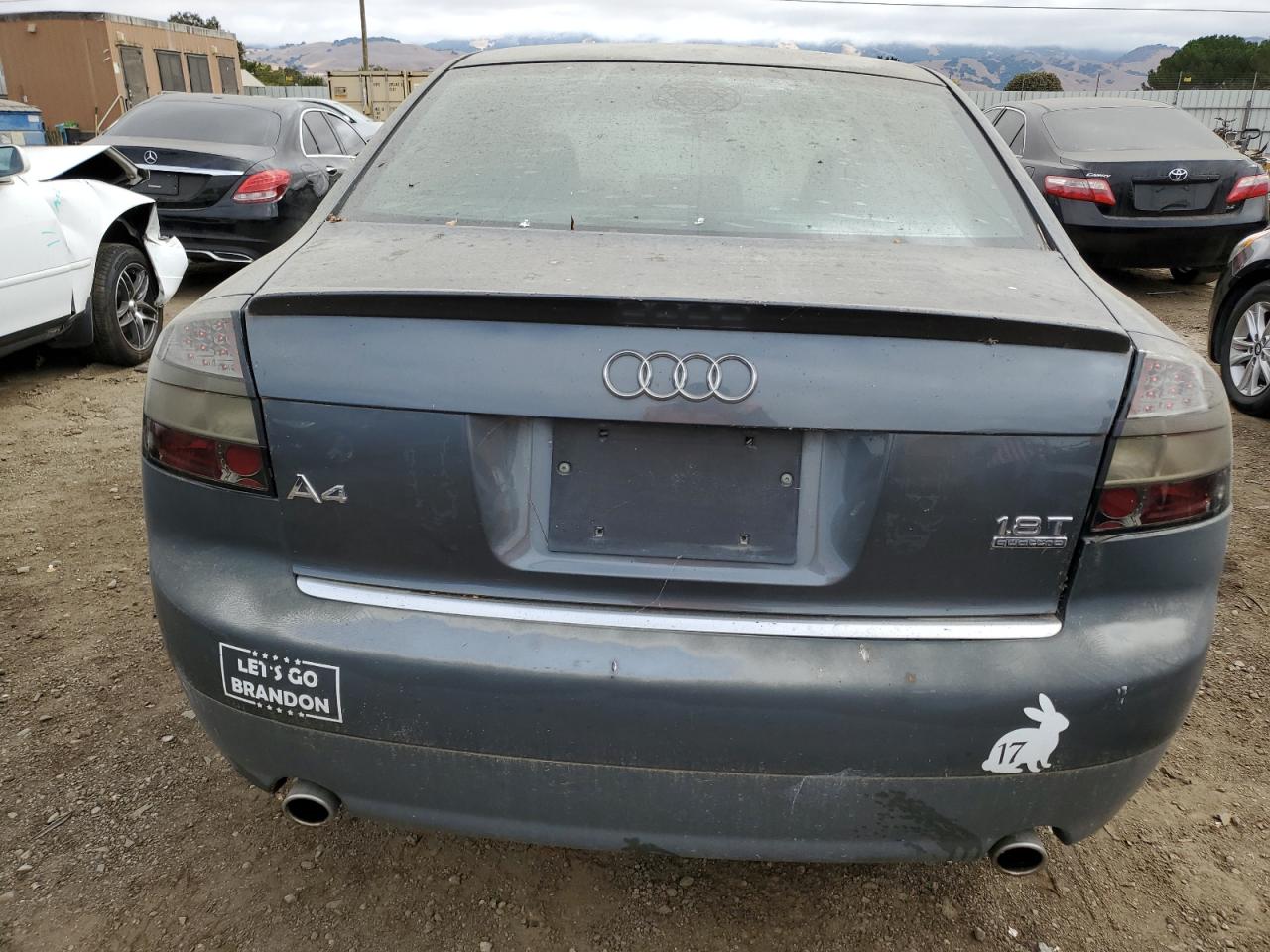 2004 Audi A4 1.8T VIN: WAUJC68E44A063145 Lot: 72997694