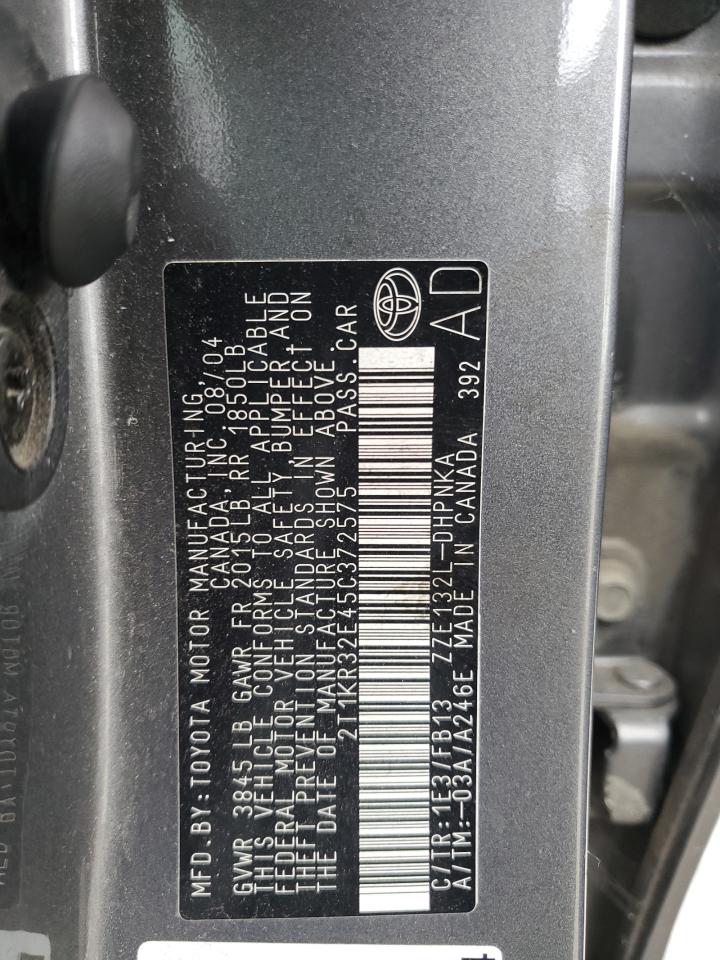 2T1KR32E45C372575 2005 Toyota Corolla Matrix Xr