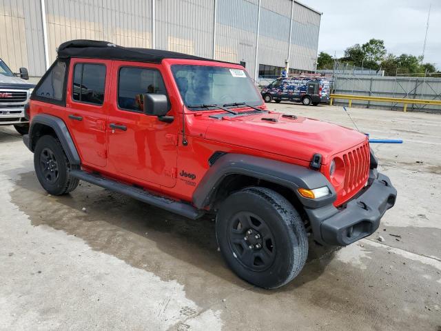  JEEP WRANGLER 2021 Красный