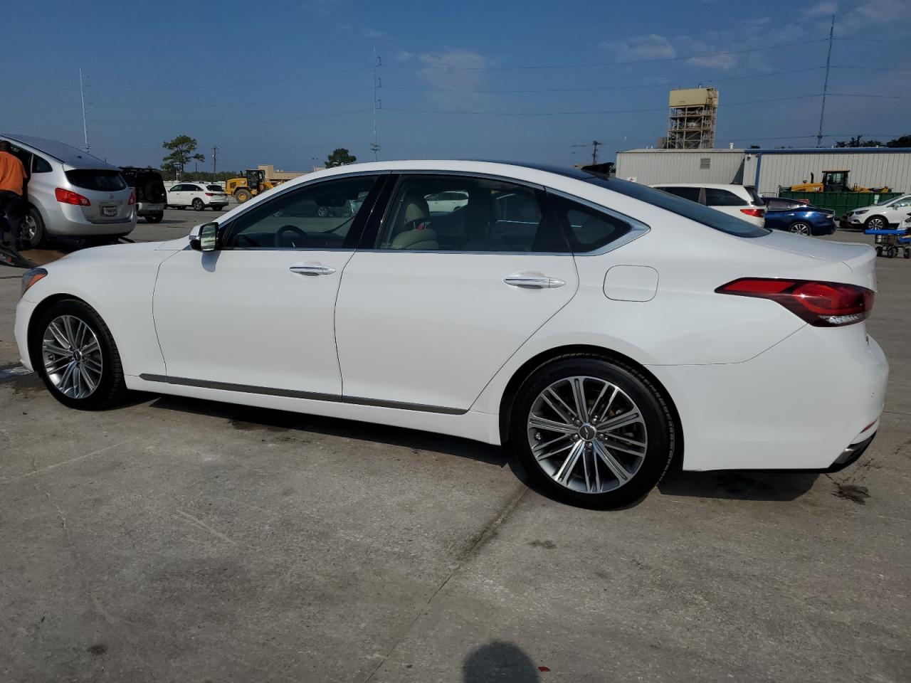 2018 Genesis G80 Base VIN: KMHGN4JE0JU216079 Lot: 72287184