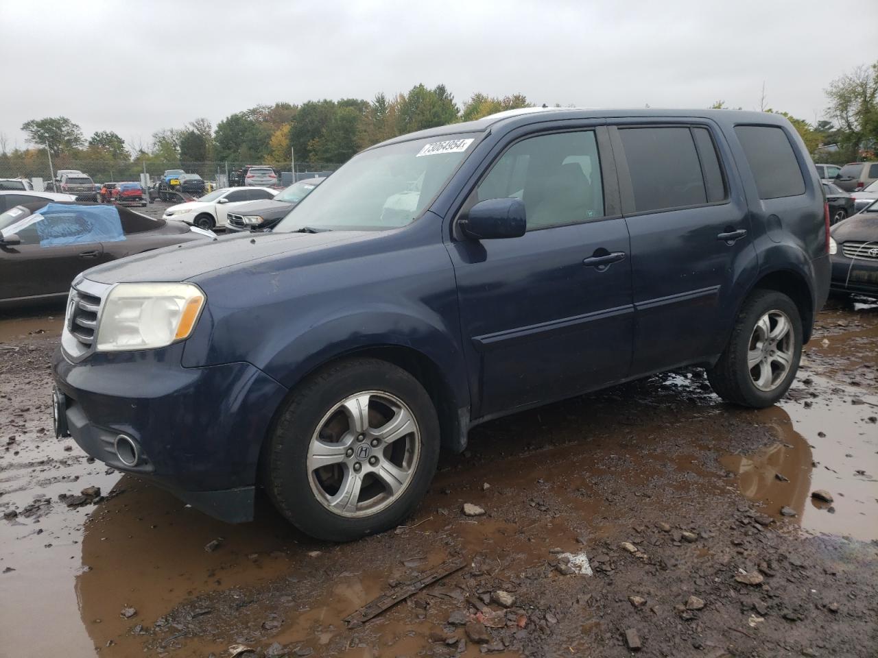 2012 Honda Pilot Ex იყიდება Chalfont-ში, PA - Front End