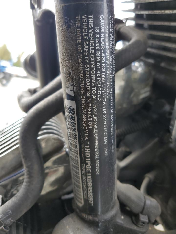 2013 Harley-Davidson Flhrse4 Cvo VIN: 1HD1PG81XDB958397 Lot: 73348634