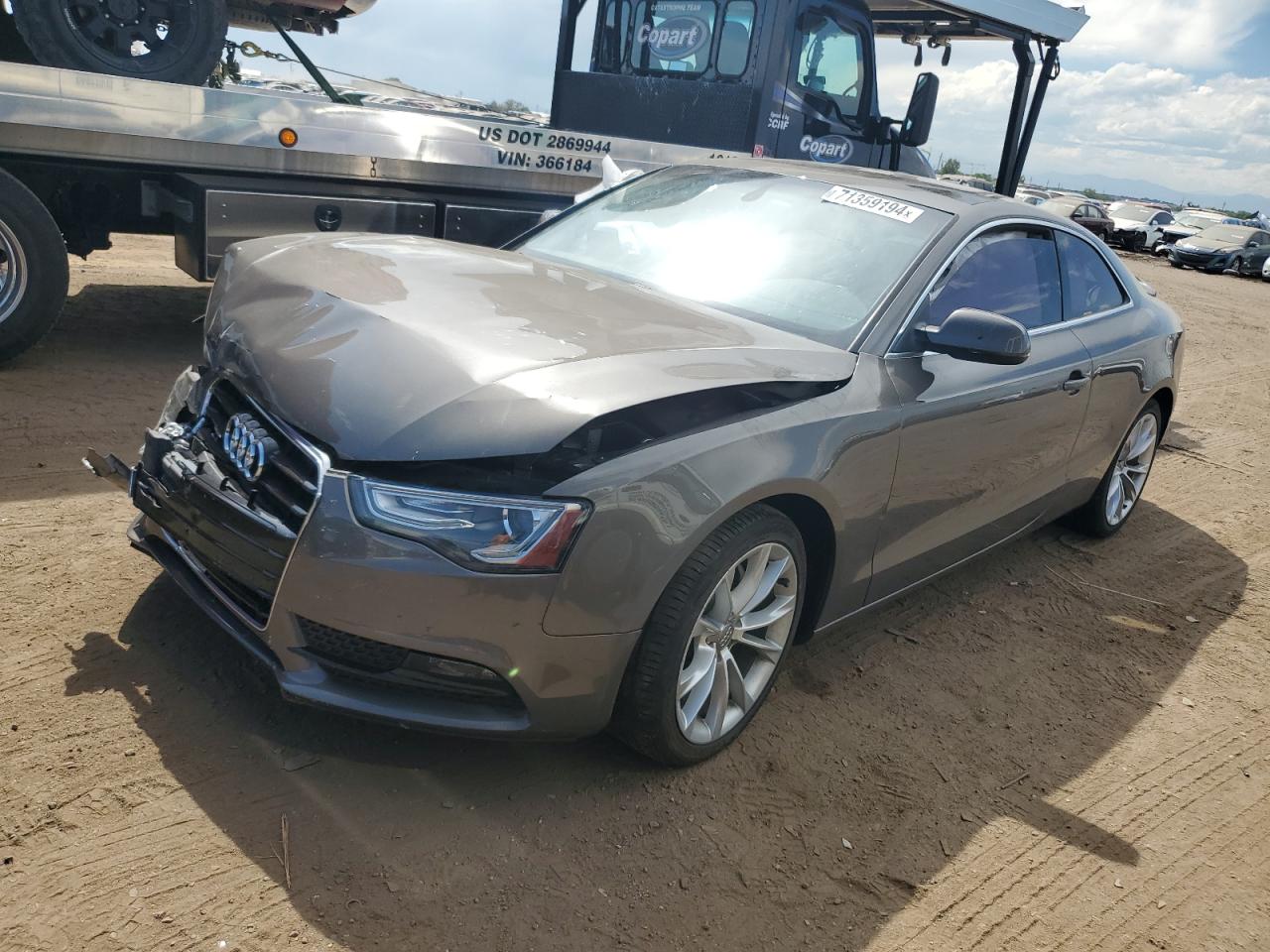 WAULFAFR1EA071293 2014 Audi A5 Premium Plus